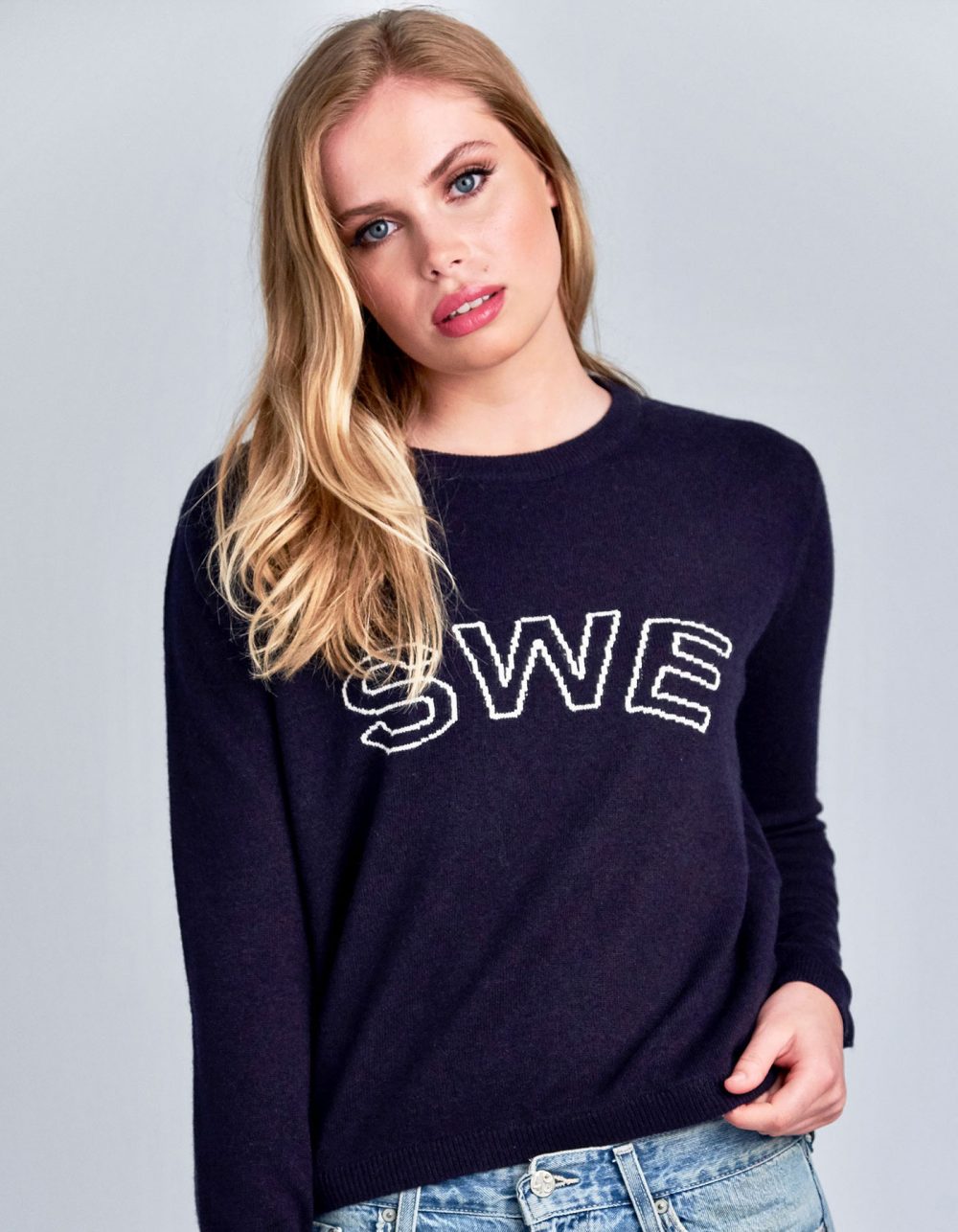 malin darlin SWE designer cashmere jumper.